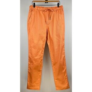 Wildfang The Essential Drawstring Pant Womens M Orange Jogger Pants